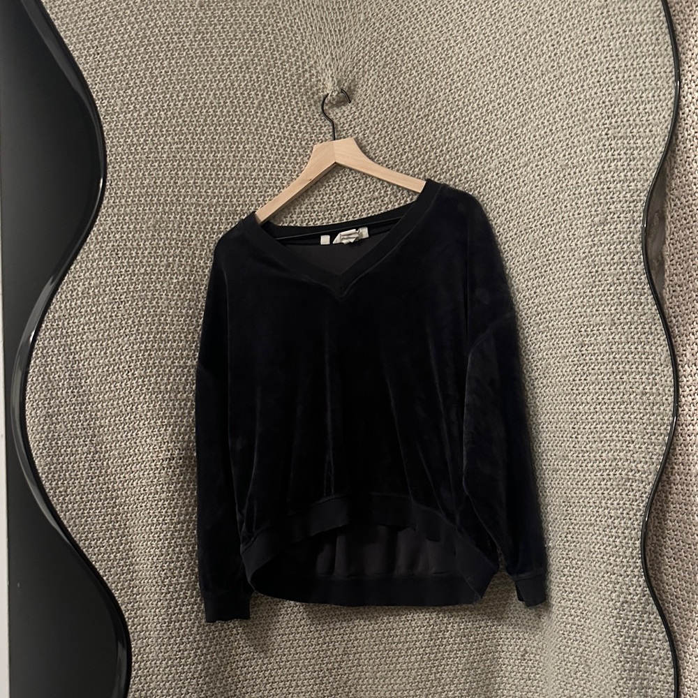 L.O.G.G. Black V-Neck Sweater